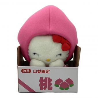HELLO KITTY (ハローキティ) 山梨限定 ぬいぐるみ 桃 ヌイグルミ タグ付