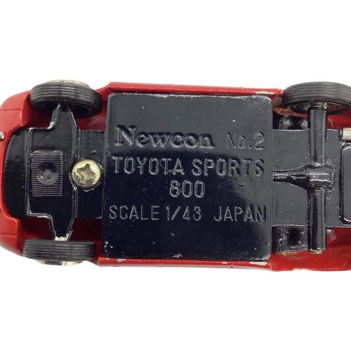 NEWCON (ニューコン) トヨタスポーツ800 1/43スケール ミニカー レッド