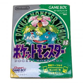 ポケットモンスター緑 ゲームボーイ用ソフト