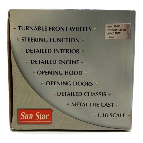 SUNSTAR (サンスタ) 1/18 1939 HORCH 855 モデルカー ③