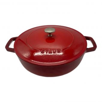 Staub (ストウブ) ブレイザーソテーパン 24cm チェリーレッド