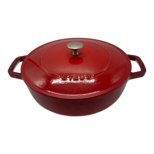 Staub (ストウブ) ブレイザーソテーパン 24cm チェリーレッド