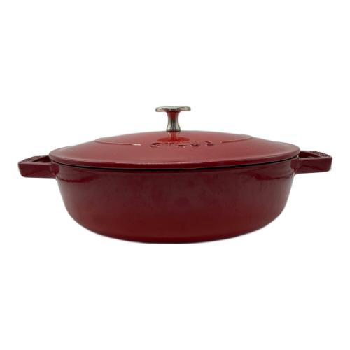 Staub (ストウブ) ブレイザーソテーパン 24cm チェリーレッド