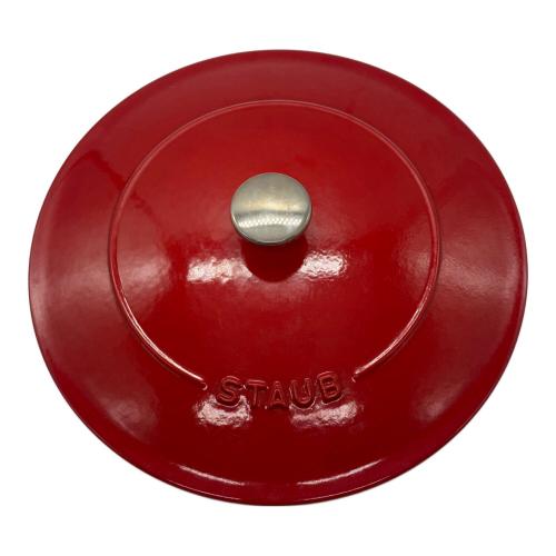 Staub (ストウブ) ブレイザーソテーパン 24cm チェリーレッド