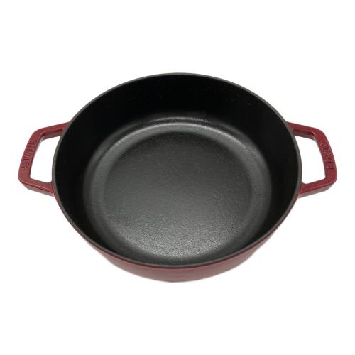 Staub (ストウブ) ブレイザーソテーパン 24cm チェリーレッド