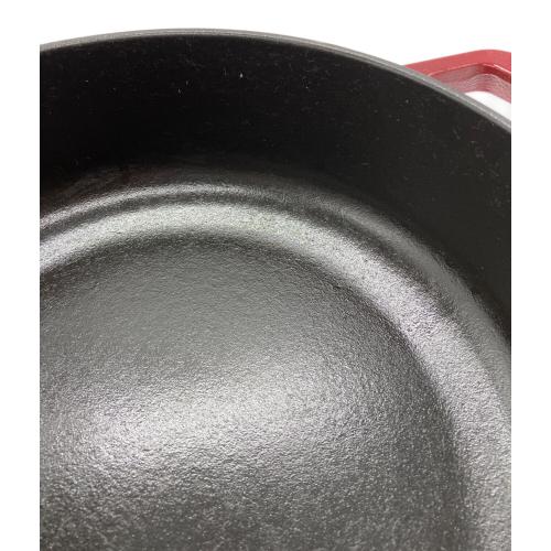 Staub (ストウブ) ブレイザーソテーパン 24cm チェリーレッド