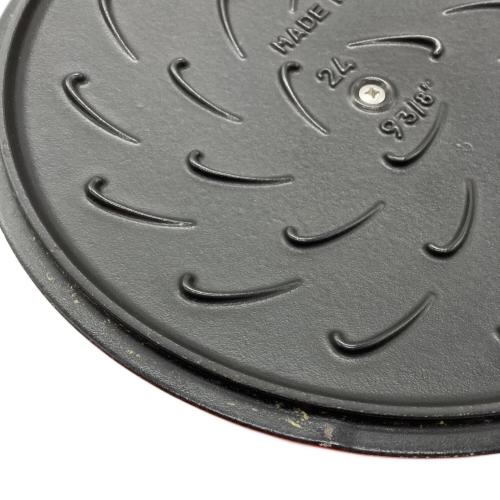 Staub (ストウブ) ブレイザーソテーパン 24cm チェリーレッド