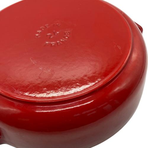 Staub (ストウブ) ブレイザーソテーパン 24cm チェリーレッド