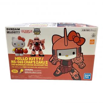 BANDAI (バンダイ) ハローキティ/シャア専用ザクⅡ〔SDガンダムクロスシルエット〕 ガンプラ