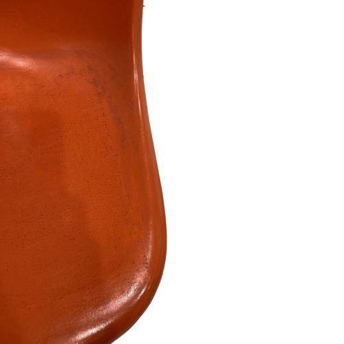 Herman Miller (ハーマンミラー) シェルチェア ヴィンテージ @  ベース部分:ローワイヤーベース オレンジ 4th Generation