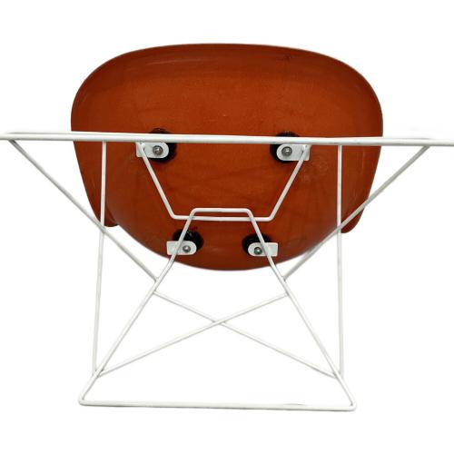 Herman Miller (ハーマンミラー) シェルチェア ヴィンテージ @  ベース部分:ローワイヤーベース オレンジ 4th Generation