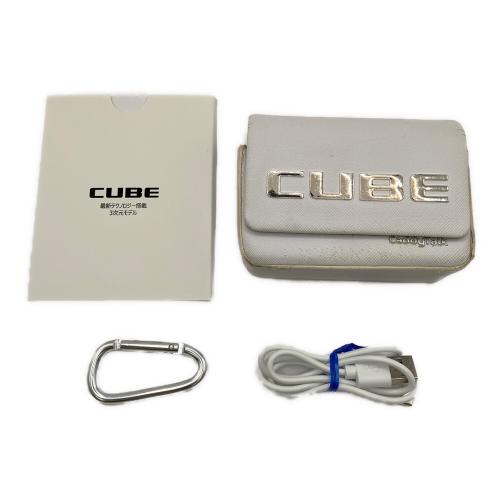 Caddy Talk ゴルフ距離測定器 箱 説明書 充電ケーブル ケース付 レトロシルバー CaddyTalk CUBE
