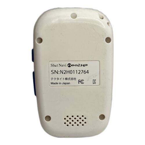 テクタイト ゴルフ距離測定器 充電コード・説明書・箱付き ホワイト SHOTNAVI NEO2HP