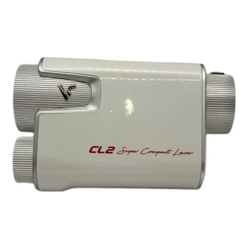 VOICE CADDIE (ボイスキャディー) ゴルフ距離測定器 説明書 ケース 箱付 ホワイト レーザー距離計 CL2