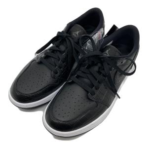 NIKE (ナイキ) Air Jordan 1 Low Golf "Black Crocodile Skin" ゴルフシューズ DD9315-003 メンズ SIZE 27cm ブラック