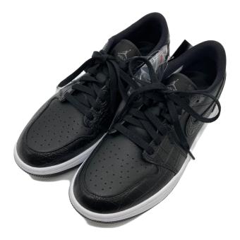 NIKE (ナイキ) Air Jordan 1 Low Golf "Black Crocodile Skin" ゴルフシューズ DD9315-003 メンズ SIZE 27cm ブラック