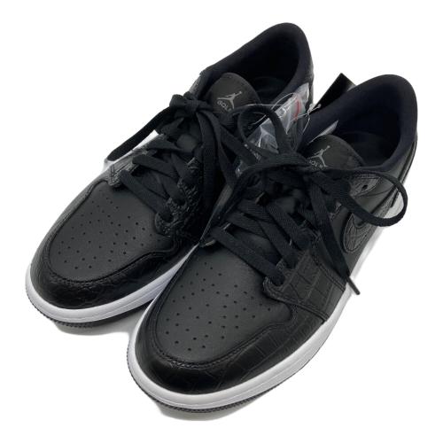 NIKE (ナイキ) Air Jordan 1 Low Golf "Black Crocodile Skin" ゴルフシューズ DD9315-003 メンズ SIZE 27cm ブラック