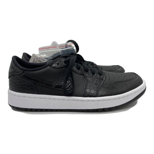 NIKE (ナイキ) Air Jordan 1 Low Golf "Black Crocodile Skin" ゴルフシューズ DD9315-003 メンズ SIZE 27cm ブラック