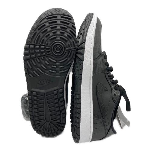 NIKE (ナイキ) Air Jordan 1 Low Golf "Black Crocodile Skin" ゴルフシューズ DD9315-003 メンズ SIZE 27cm ブラック