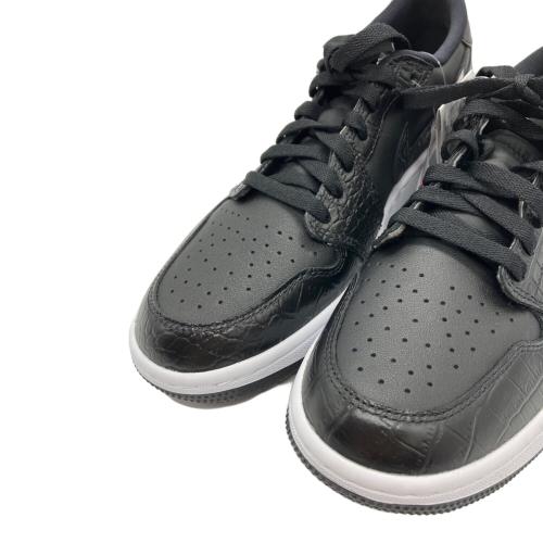 NIKE (ナイキ) Air Jordan 1 Low Golf "Black Crocodile Skin" ゴルフシューズ DD9315-003 メンズ SIZE 27cm ブラック