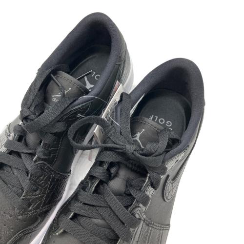 NIKE (ナイキ) Air Jordan 1 Low Golf "Black Crocodile Skin" ゴルフシューズ DD9315-003 メンズ SIZE 27cm ブラック
