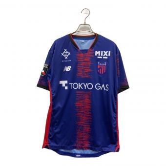 NEW BALANCE (ニューバランス) FC東京 2025 1st レプリカ ゲームシャツ AMT55235 安斎颯馬 7 メンズ SIZE XL ブルー