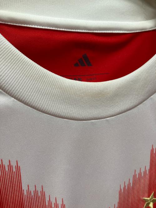 adidas (アディダス) サッカーウェア(トップス) JP3689 FCバイエルン 25/26 メンズ SIZE S レッド