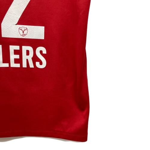 鹿島アントラーズ (カシマアントラーズ) サッカーユニフォーム 2015 オーセンティック メンズ SIZE L レッド
