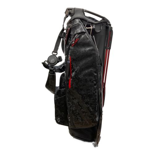VESSEL (ベゼル) スタンド式　キャディバッグ PLAYER5.0 PRO CAMO BK DS カモブラック 9.5型 約4.2kg 7分割 プレミアムシンセティックレザー