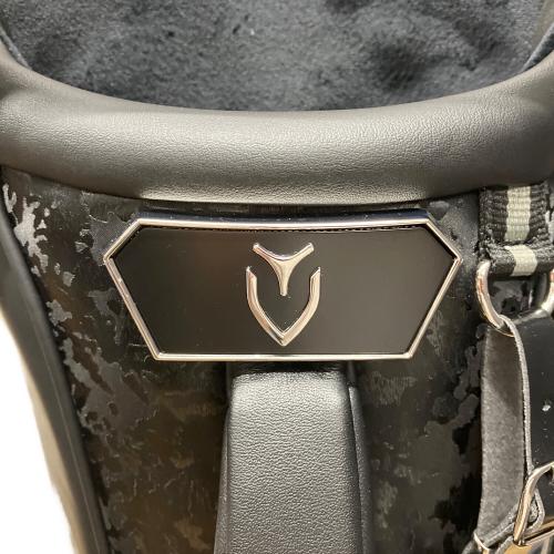 VESSEL (ベゼル) スタンド式　キャディバッグ PLAYER5.0 PRO CAMO BK DS カモブラック 9.5型 約4.2kg 7分割 プレミアムシンセティックレザー