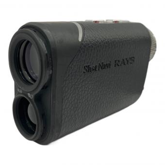 shotnavi (ショットナビ) ゴルフ距離測定器 レンズ黒点あり ケーブル付属 ブラック Laser Sniper RAYS