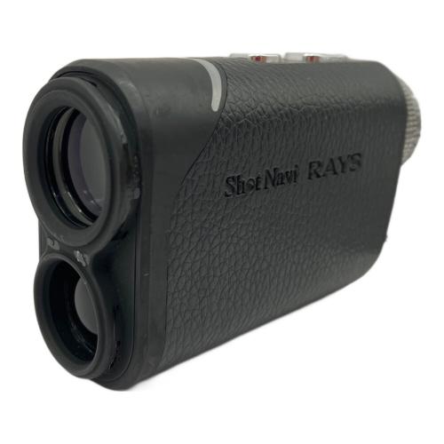 shotnavi (ショットナビ) ゴルフ距離測定器 レンズ黒点あり ケーブル付属 ブラック Laser Sniper RAYS