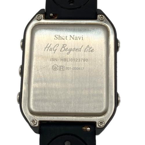Shot Navi (ショット ナビ) ゴルフGPSナビ 箱/充電ドッグ/説明書付き ブラック Shot Navi HuG Beyond