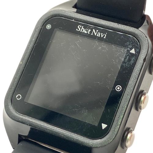 Shot Navi (ショット ナビ) ゴルフGPSナビ 箱/充電ドッグ/説明書付き ブラック Shot Navi HuG Beyond