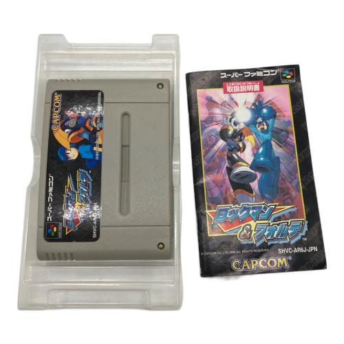 カプコン ロックマン&フォルテ スーパーファミコン用ソフト -