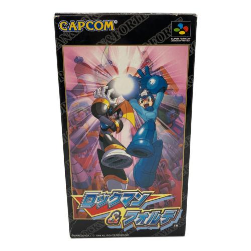 カプコン ロックマン&フォルテ スーパーファミコン用ソフト -