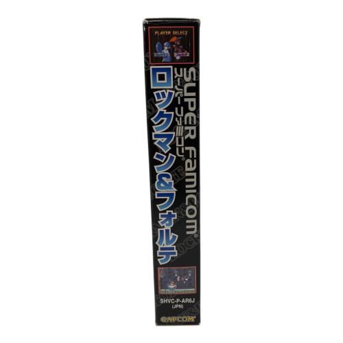 カプコン ロックマン&フォルテ スーパーファミコン用ソフト -