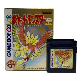 任天堂 (ニンテンドウ) GB ポケットモンスター 金 ゲームボーイ用ソフト 22刻印 -
