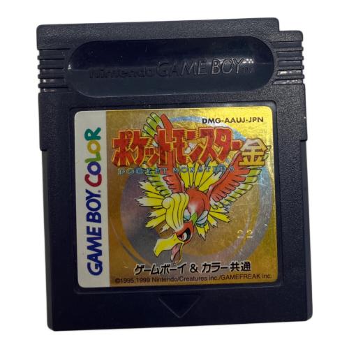 任天堂 (ニンテンドウ) GB ポケットモンスター 金 ゲームボーイ用ソフト 22刻印 -