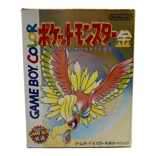 任天堂 (ニンテンドウ) GB ポケットモンスター 金 ゲームボーイ用ソフト 22刻印 -