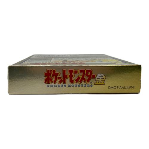任天堂 (ニンテンドウ) GB ポケットモンスター 金 ゲームボーイ用ソフト 22刻印 -
