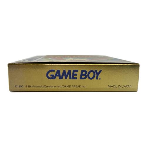 任天堂 (ニンテンドウ) GB ポケットモンスター 金 ゲームボーイ用ソフト 22刻印 -