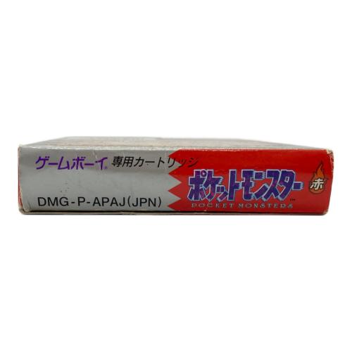 任天堂 (ニンテンドウ) GB ポケットモンスター 赤 ゲームボーイ用ソフト 22A刻印 -