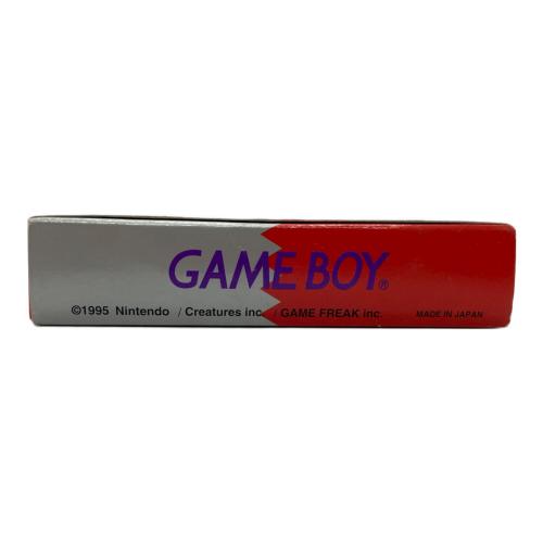 任天堂 (ニンテンドウ) GB ポケットモンスター 赤 ゲームボーイ用ソフト 22A刻印 -