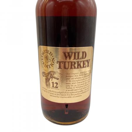 ワイルドターキー (WILD TURKEY) リミテッドエディション バーボン 12