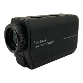 Shot Navi (ショット ナビ) ゴルフ距離測定器 LSNBBD0413  付属品完備 ブラック Laser Sniper nano