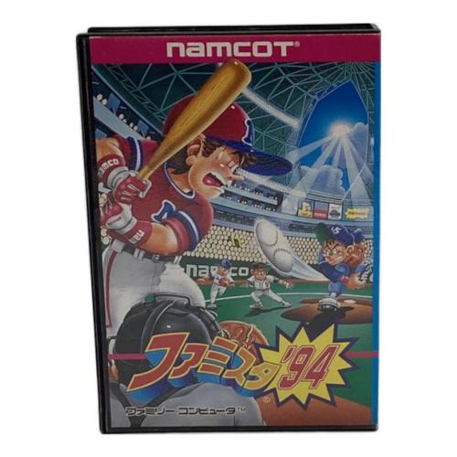 ファミリースタジアム’94 ファミコン用ソフト シール・保証書・ハガキ付属 -