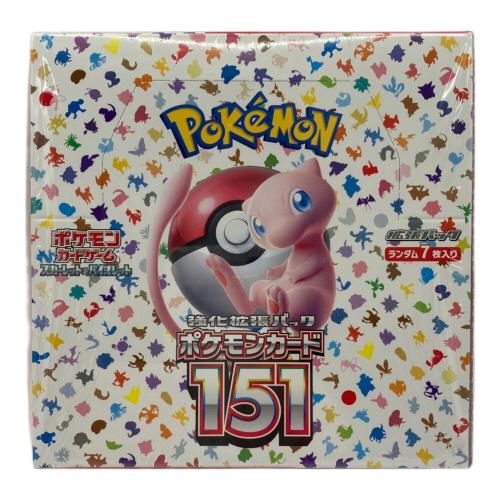 ポケモンカードゲーム スカーレット＆バイオレット 強化拡張パック ポケモンカード151 BOX