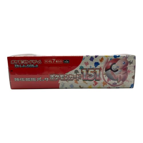 ポケモンカードゲーム スカーレット＆バイオレット 強化拡張パック ポケモンカード151 BOX