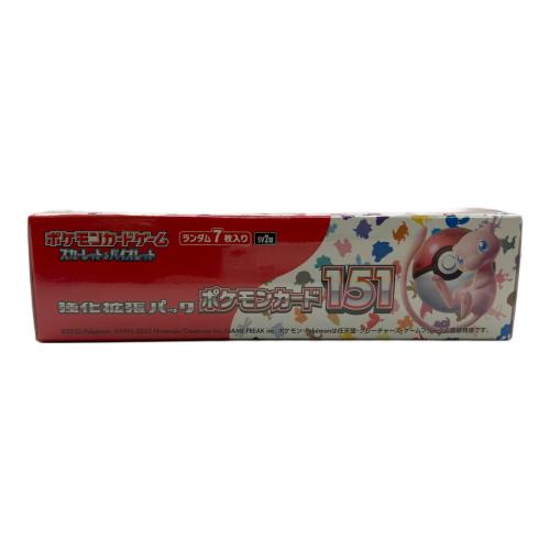 ポケモンカードゲーム スカーレット＆バイオレット 強化拡張パック ポケモンカード151 BOX